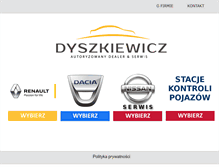 Tablet Screenshot of dyszkiewicz.pl